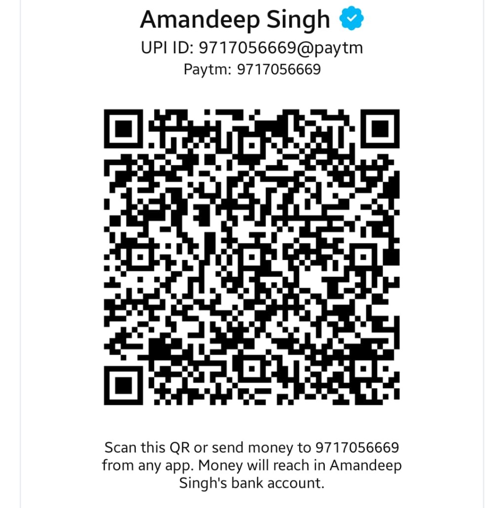 Amandeep Singh Account QR Code